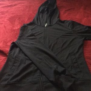 Tek Gear Black warm up athletic jacket